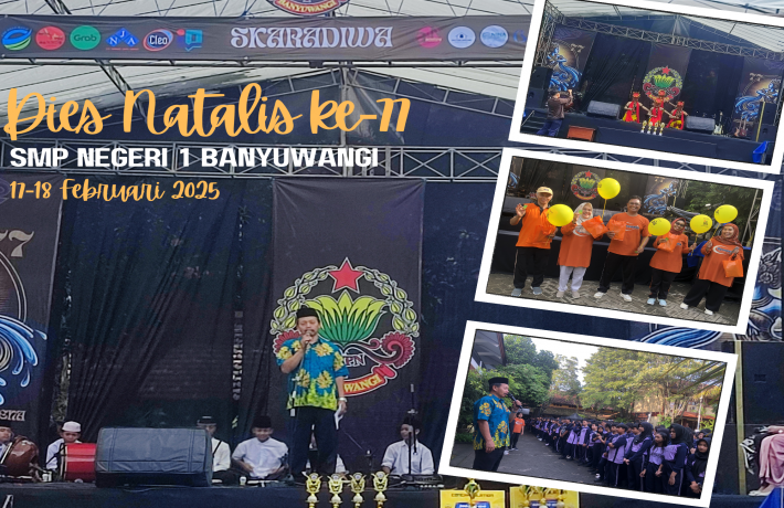 Perayaan Dies Natalis ke-77 SMP Negeri 1 Banyuwangi